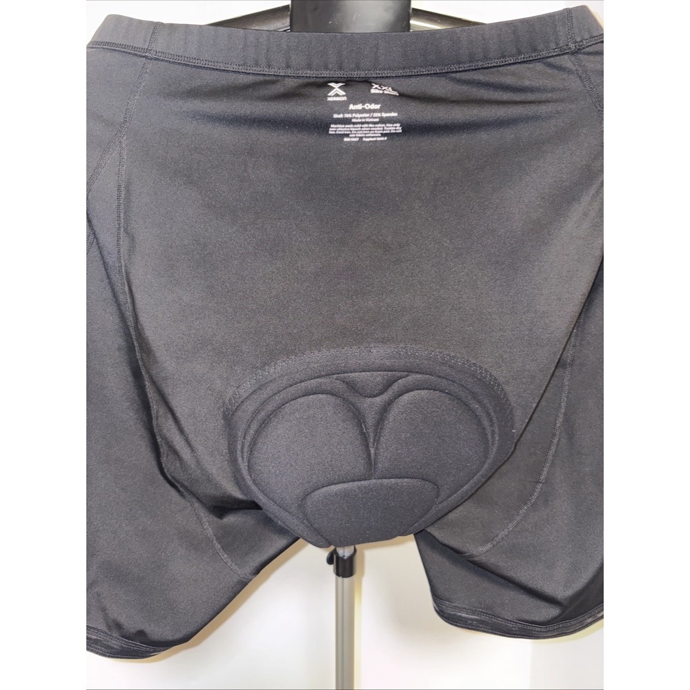 Xersion‎ Anti-Odor Compression Bike Shorts Size XXL UPF 50 black Padded